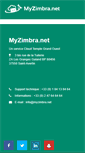 Mobile Screenshot of myzimbra.net